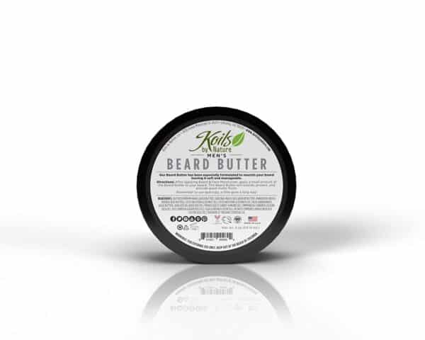 Koils by Nature Beard Butter | 2 Fluid Ounce | Lock in Moisture, Prevent Razor Bumps - Leaves Beard Soft & Manageable